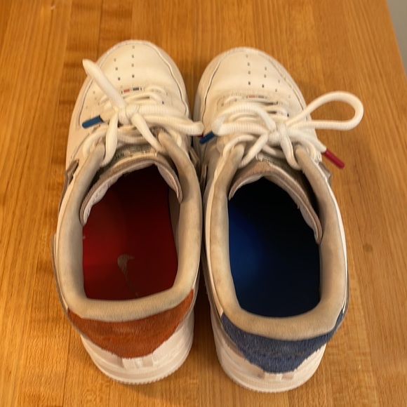 Nike Women Air Force 1 AF1 Jester 3D white mashup - Picture 5 of 11